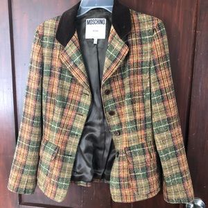 Moschino plaid Blazer